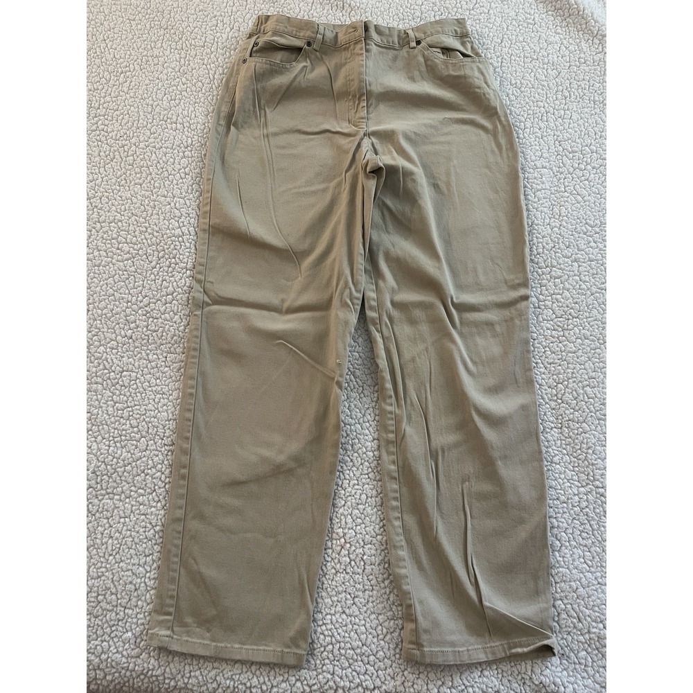 Ruby Rd Favorites Khaki Pants Size 10 NWT  Stretch Waist